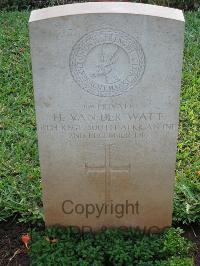 Dar Es Salaam War Cemetery - Van Der Watt, H